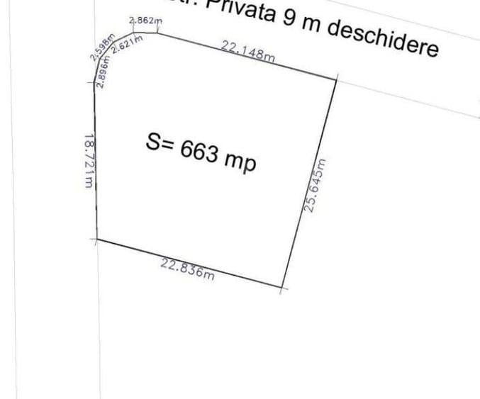 Teren Construcții intravilan de 663 mp, în Ampoi 3