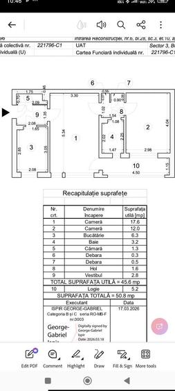 Vand Apartament 2 camere/zona Park Lake/51m2/Proprietar/sect 3 - 6