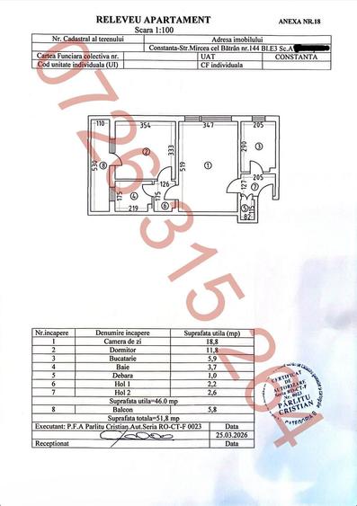 Apartament 2 camere Tomis 2, Constanta | balcon 5,8 mp cu vedere la parc | Langa Spitalul Judetean| Direct Proprietar - 4