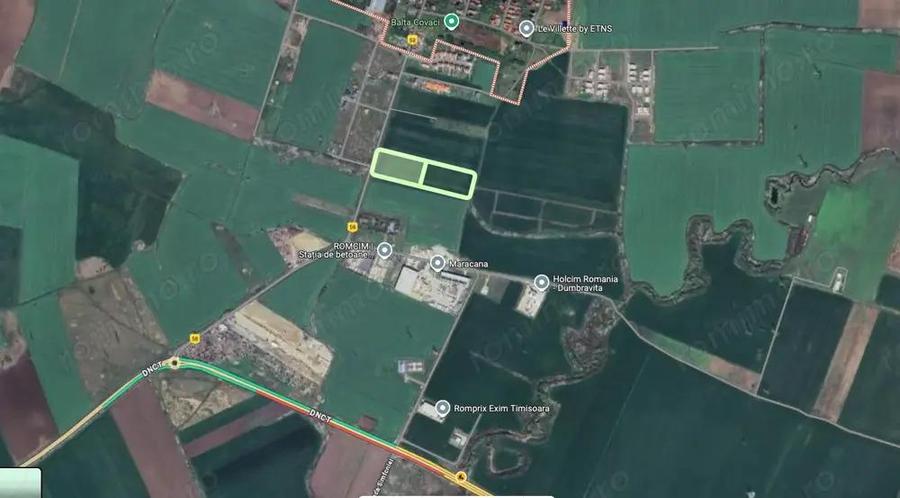 Covaci - teren industrial 12908 mp - fron stradal: 80 metri liniari - 1