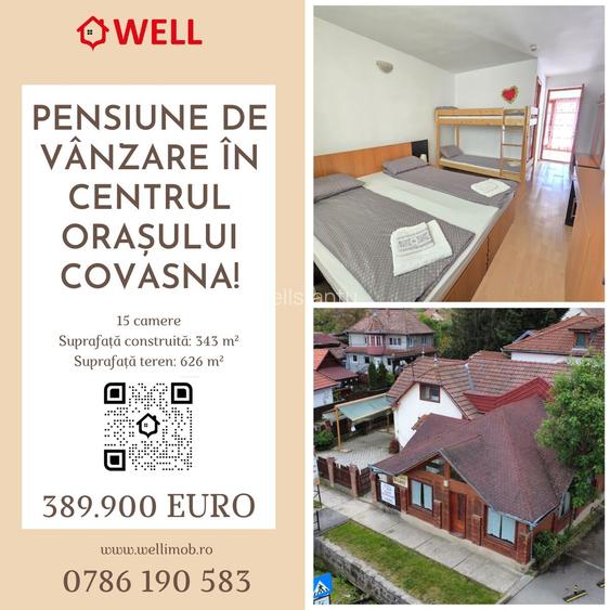 Pensiune de vânzare în centrul orașului Covasna!