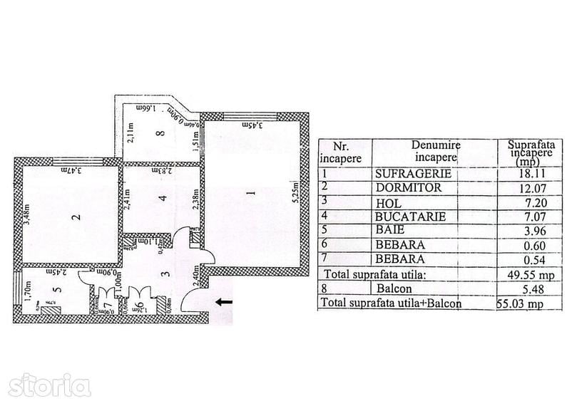 Apartament renovat complet, etaj 1 Str. Traian, langa Starea Civila - 10