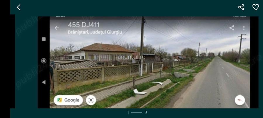Ilfov Branistari casa de vanzare Sos. Calugareni-Comana cadastru intabulare Ilfov Branistari casa de vanzare Sos. Calugareni-Comana cadastru intabulare
