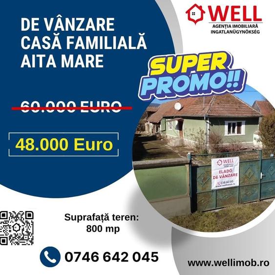 De vanzare casa familiala in loc Aita Mare. - 15
