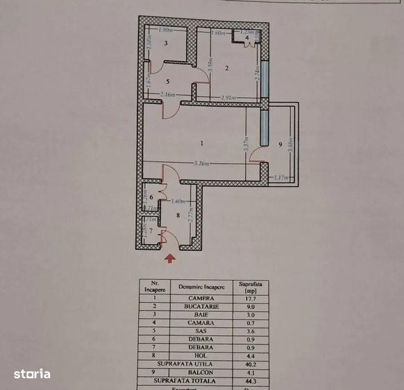 Garsoniera mare decomandata zona parc IOR metrou Nicolae Grigorescu - 10