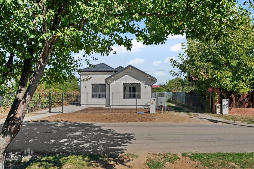 Casă nouă, parter, 500 mp teren Siliștea Snagovului, la 500 m de lac!