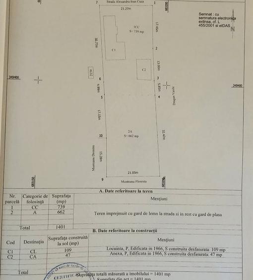 Casa (2 corpuri) si curte de 1401 mp la soseaua principala, Amara! - 3