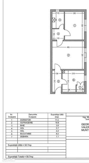 2 camere, Dorb 1, 54000 euro , parter - 2