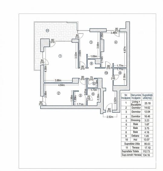 Apartament 4 camere 96mp + 17mp terasa | 0 comision | Iancu Nicolae - Privigheto - 5