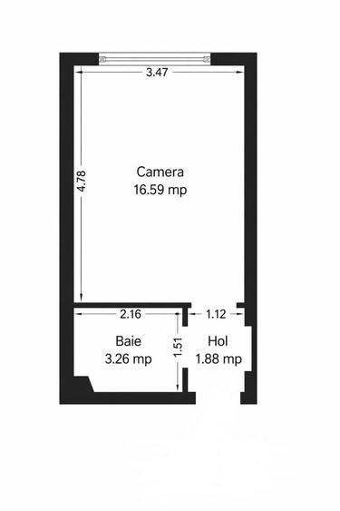 PROPRIETAR Garsoniera 22 mp Calea Buziasului 33.000 - 1