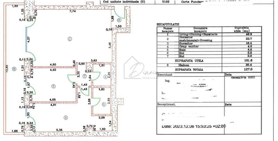 Apartament 3 camere Iancu Nicolae I Cortina 126  I Jolie Ville I COM0% - 2
