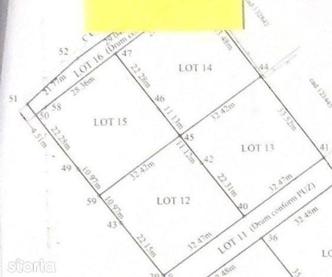 Teren intravilan de vanzare, 1079 mp, zona Stupini - 1