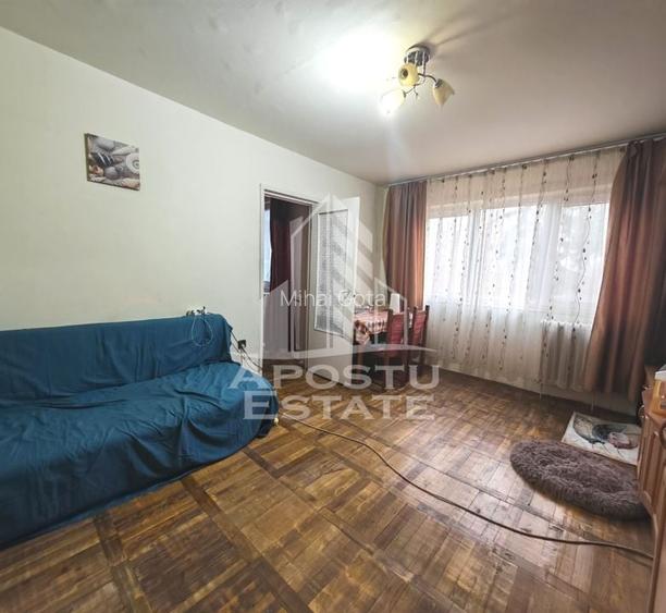 Apartament cu 2 camere la etaj intermediar, etajul 1, zona Dacia