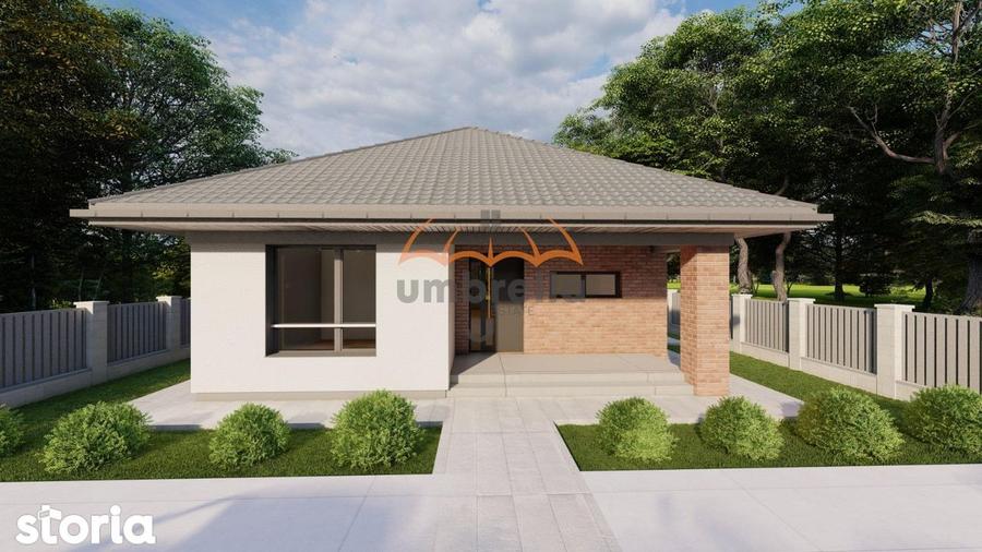 teren intravilan cu Autorizatie de constructie 1.400m2 in Livada-Iclod - 1