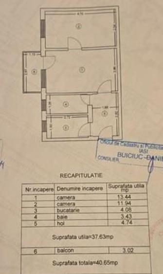 Apartament cu 2 camere ETAJ 1  ALEXANDRU CEL BUN - 8