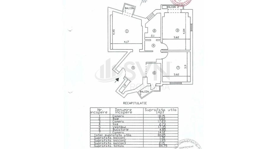 REA1022771 Apartament 6 camere l Rond Alba Iulia - 14