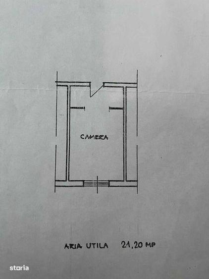 Garsoniera 1 camera,bucatarie,baie,et.3, zona Lazaret - 1