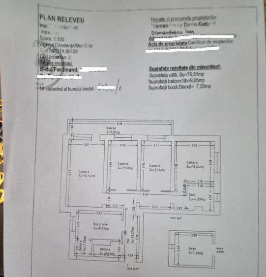 Central Ferdinand-apartament 4 camere decomandat cu gaze - 1