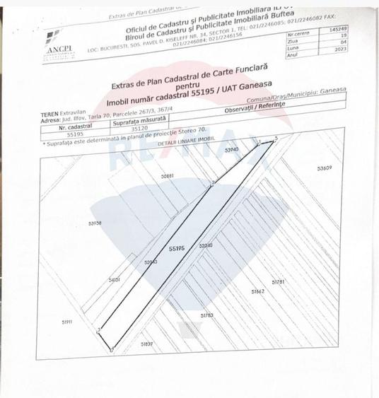 Teren de vânzare Găneasa Ilfov | 500 m de DN | Rezidențial/Industrial - 1