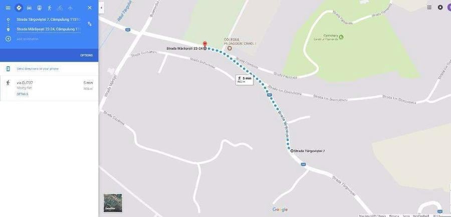 Teren de vanzare 2400 mp, Campulung, Arges - 2