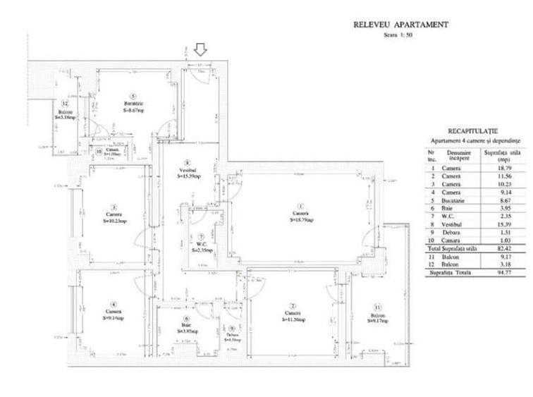 Apartament 4 camere Parcul Circului