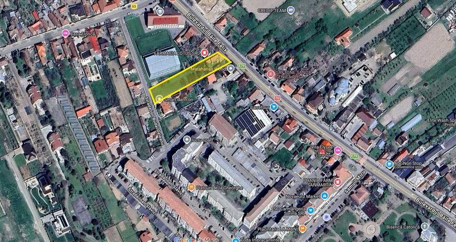 OPORTUNITATE - Teren 2.200 mp +casa- acces B-dul Felix & Str. I. Budai - 1