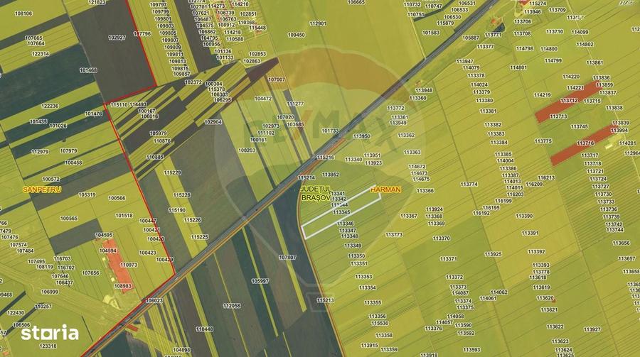 Teren - proiect aprobat pentru Parc Fotovoltaic 2 MW | Harman, jud. BV - 1