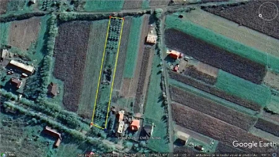 Teren de 2500 mp, în Micula