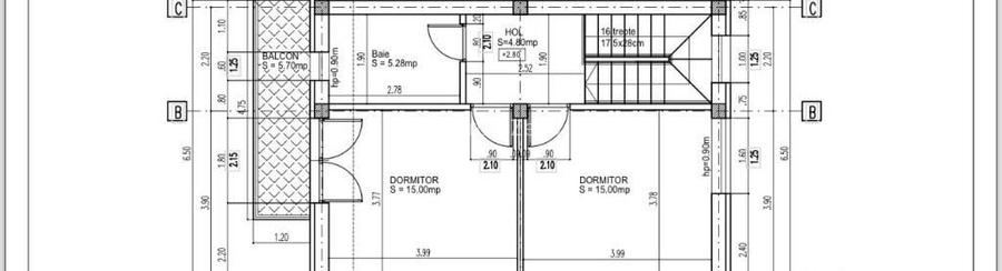 Casa tip duplex - 3 camere - 2 bai - teren 200mp - mutare imediata