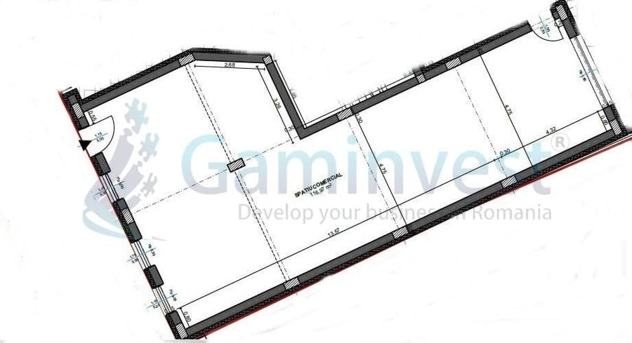Spatiu comercial de vanzare, bloc nou, zona centrala, Oradea - 1