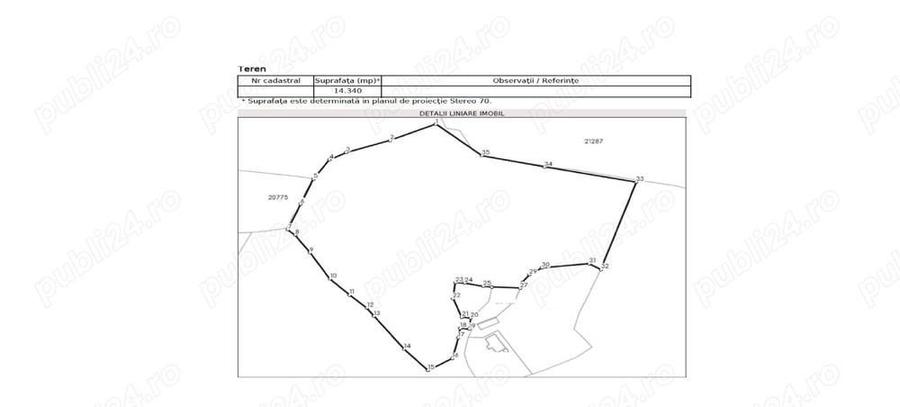 Teren intravilan in Provita de Jos 14.340 mp-- 90.000 e - 1