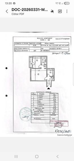 Apartament cu 2 camere semidecomandat în P-ța Victoriei