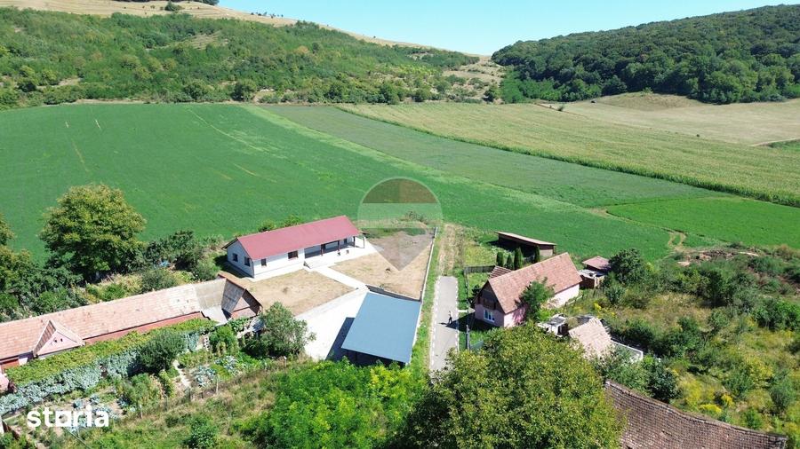 Casă cu 3 camere cu Teren 1163 Mp în Blăjel
