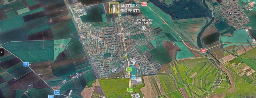 Teren Construcții intravilan de 10003 mp, în Vladimirescu