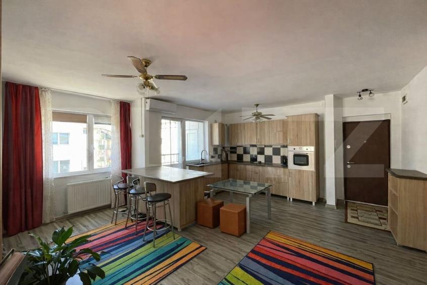 Apartament luminos 3 camere,  62 mp, etaj intermediar, parcare, zona Florilor - 1