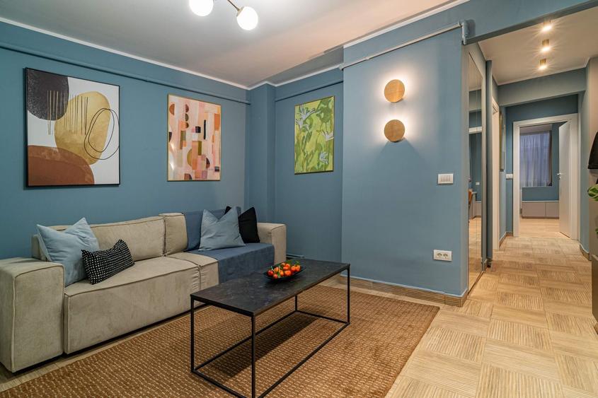Apartament cu 2 camere, mobilat în Calea Victoriei