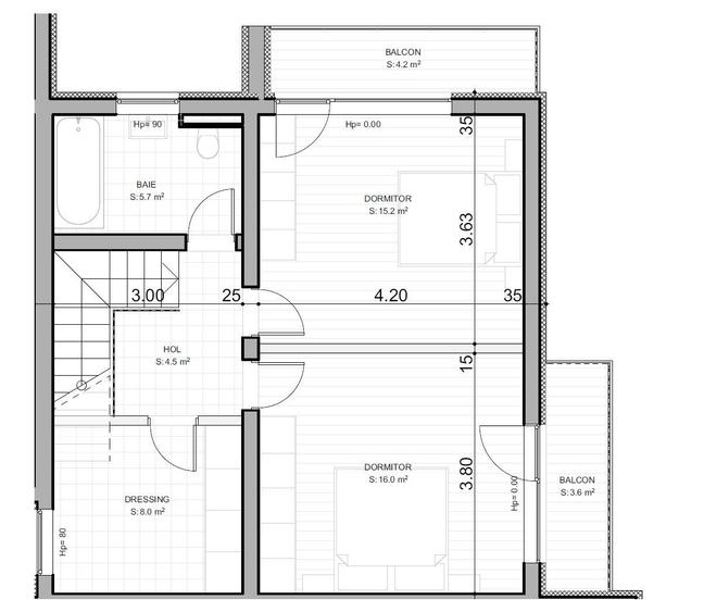 Braytim | Case insiruite | 4 camere | Strazi asfaltate | Comision 0% - 22