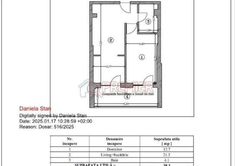 Studio 47 Balcon 9,30 mp | Gata de mutat | Delta Vacaresti - 9