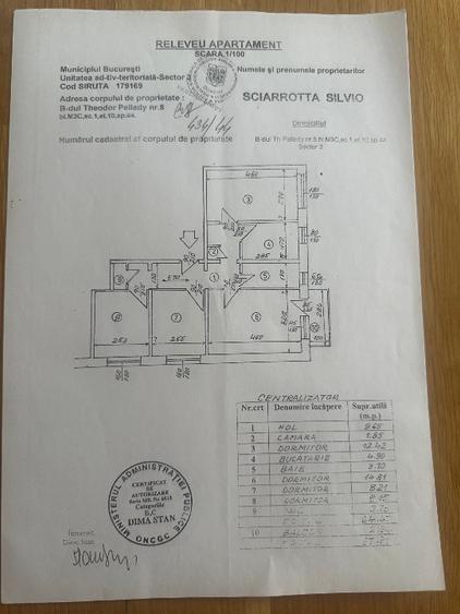 Apartament 4 camere - bloc renovat 2025! 129500 - 2