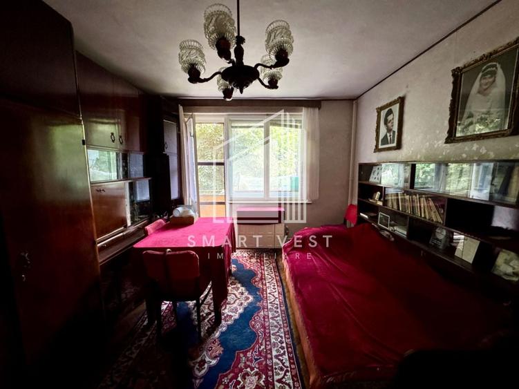 Apartament cu 2 camere semidecomandat, mobilat în Burdea