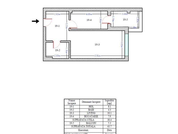Garsoniera decomandata, etaj 1 | Direct dezvoltator Platinum Residence - 6