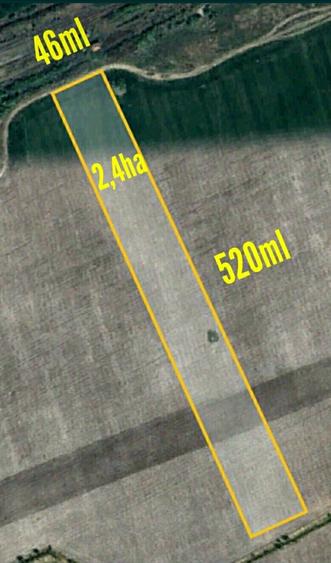 Teren intravilan de 24600 mp, în Exterior Nord