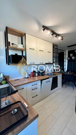 Apartament cu 2 camere semidecomandat, mobilat în Florești