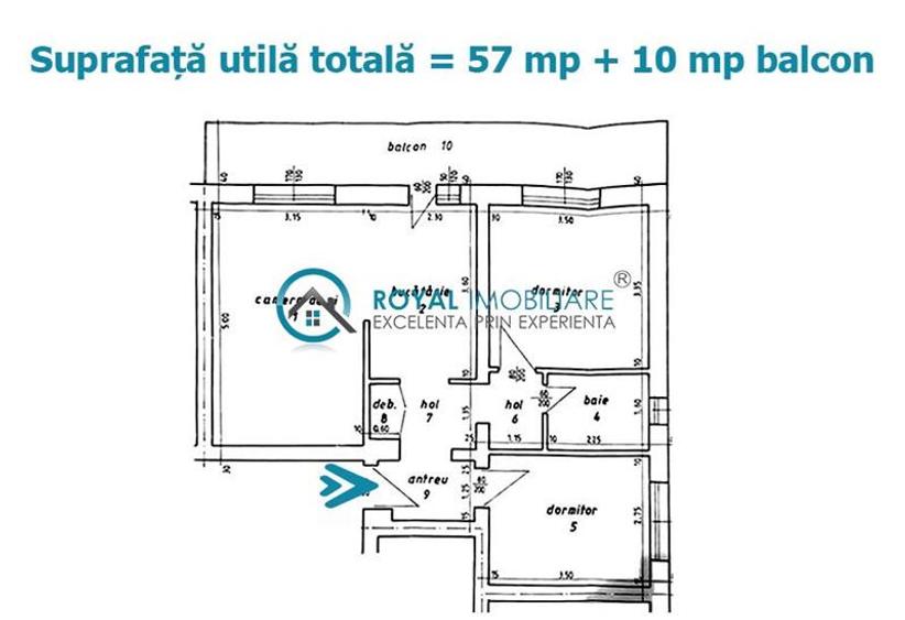 Royal imobiliare - Vanzare apartament 3 camere zona Marasesti - 8