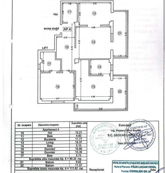 Apartament premium | 3 cam | 3 băi | Parcare | bloc nou | Compozitori - 17