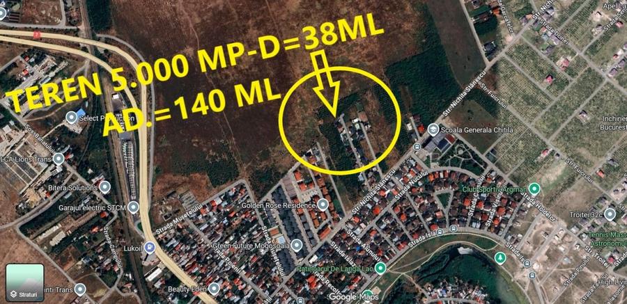 Mogosoaia-Teren 5.000 mp Str. Nichita Stănescu – Pretabil Proiect Imobiliar - 2