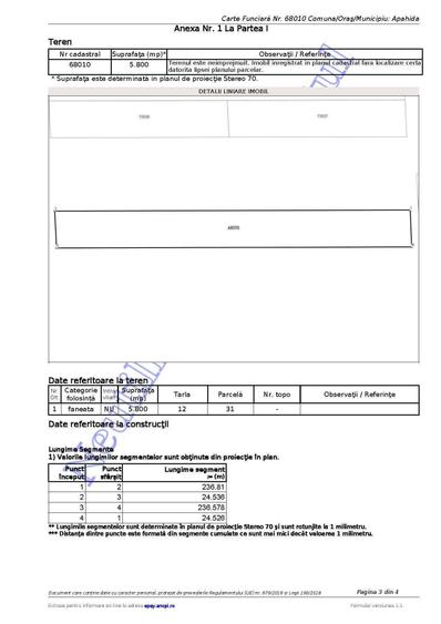 Teren extravilan loc. Campenesti, Com. Apahida - 4