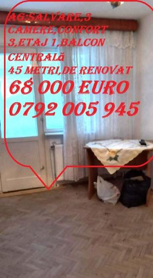 salvare..3 camere confort 3,etaj 1 - 1