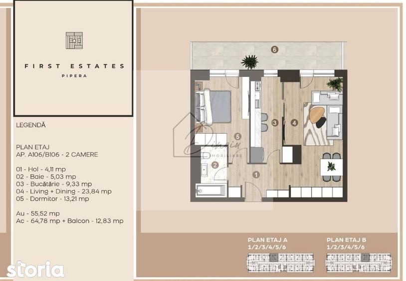 Luxury I 2 camere First Estates Pipera I Plaza Pipera Rond OMV I COM0% - 9