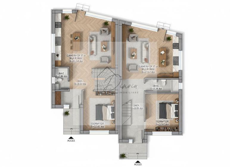Vila 5 camere Otopeni - centru I individuala, calcan I P+1E+M I COM0% - 10